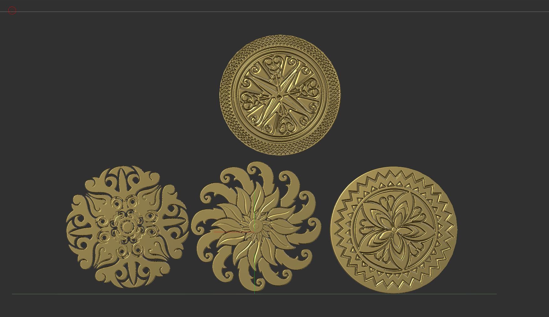 wall design  3D print model_2