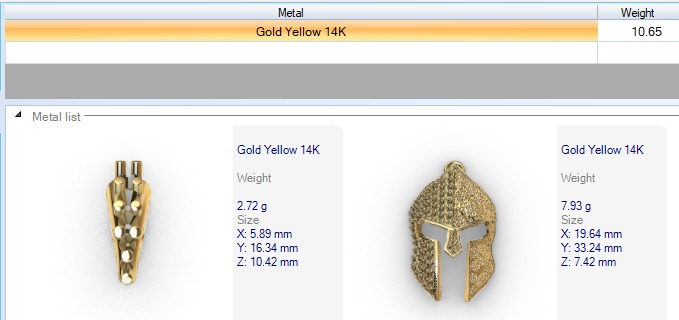 spartan pendant with stones male pendant 3D print model_18