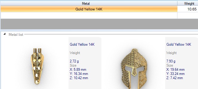 spartan pendant with stones male pendant 3D print model_20