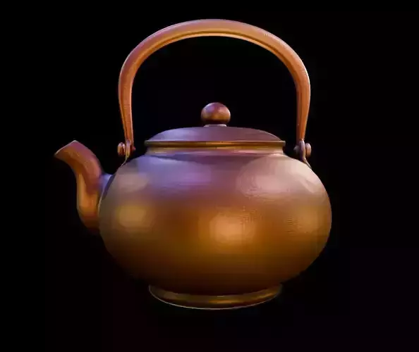 3D printable Japanese Teapot