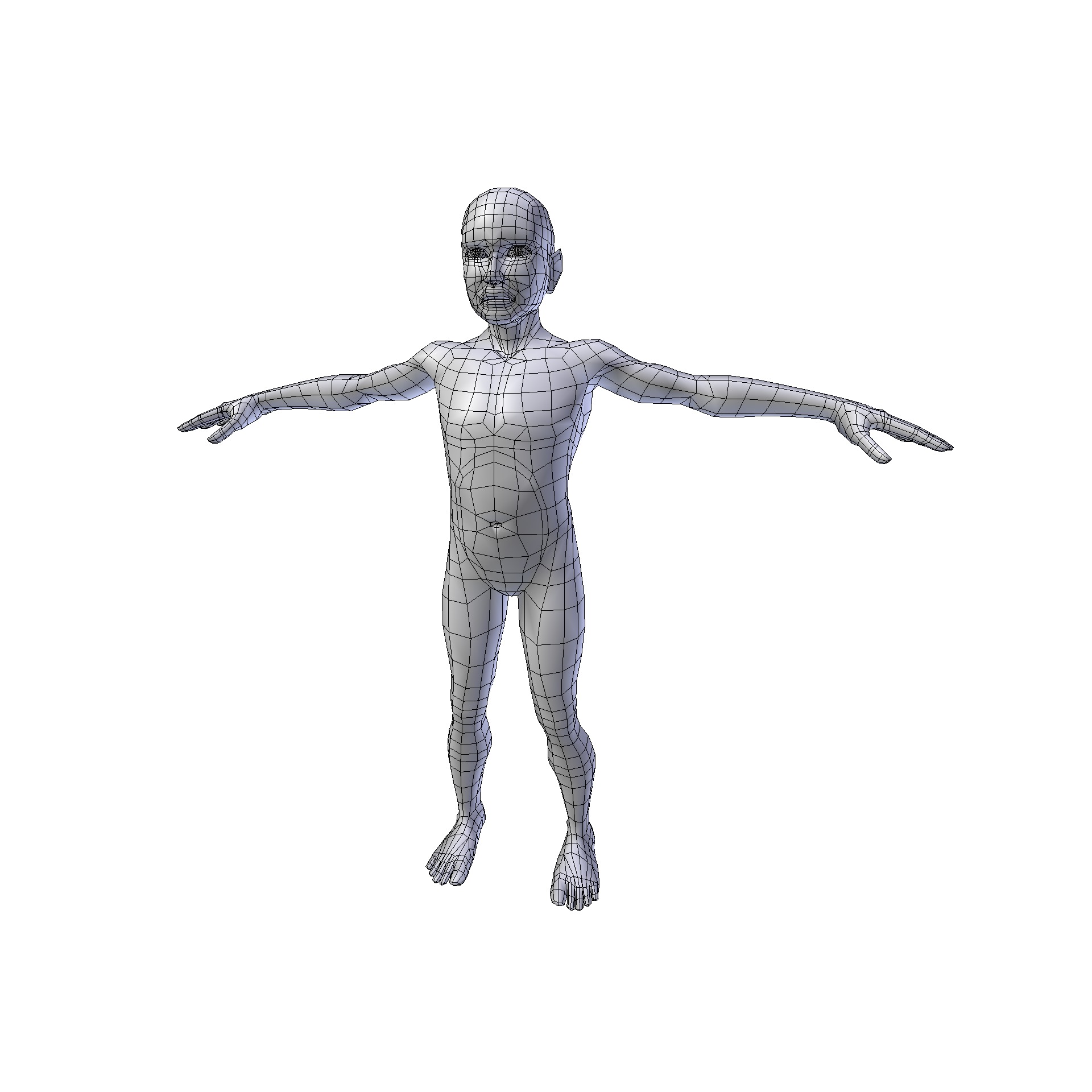 Boy 087m Low-poly 3D model_9