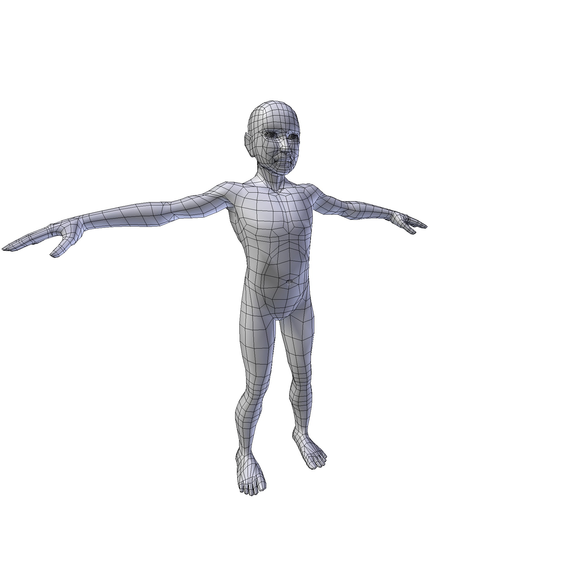 Boy 087m Low-poly 3D model_11