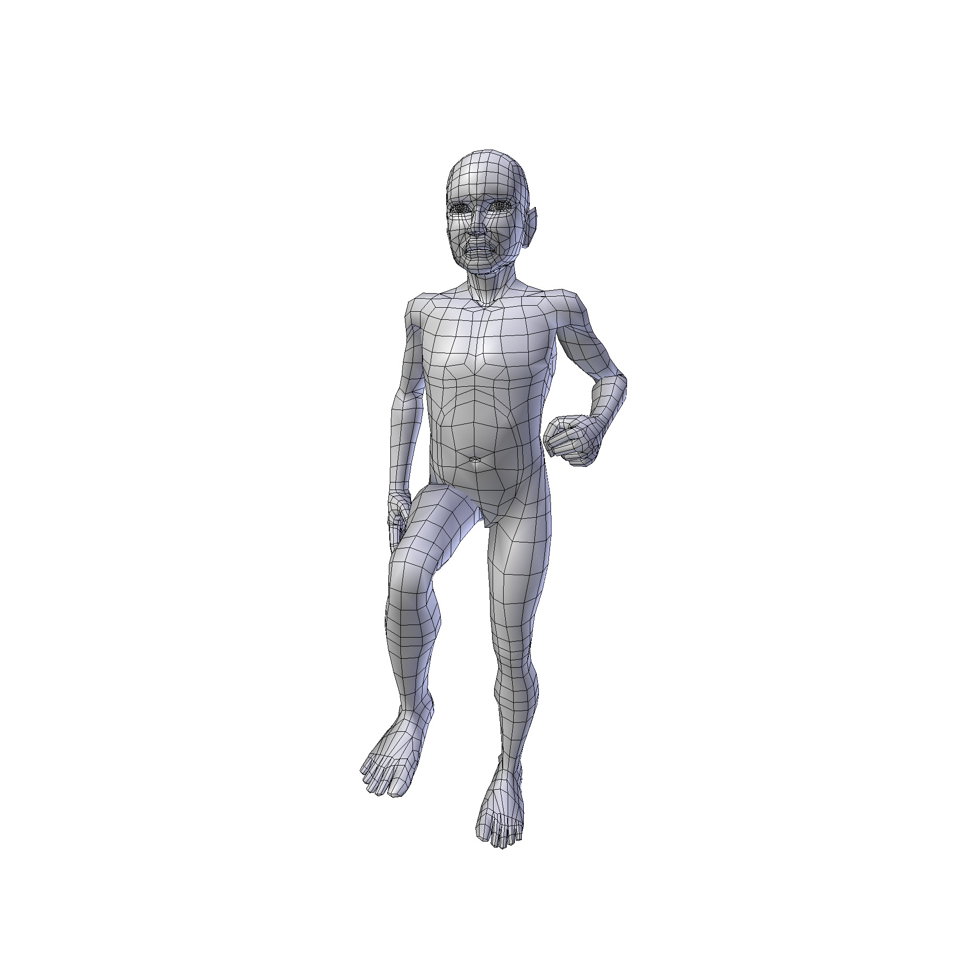 Boy 087m Low-poly 3D model_18