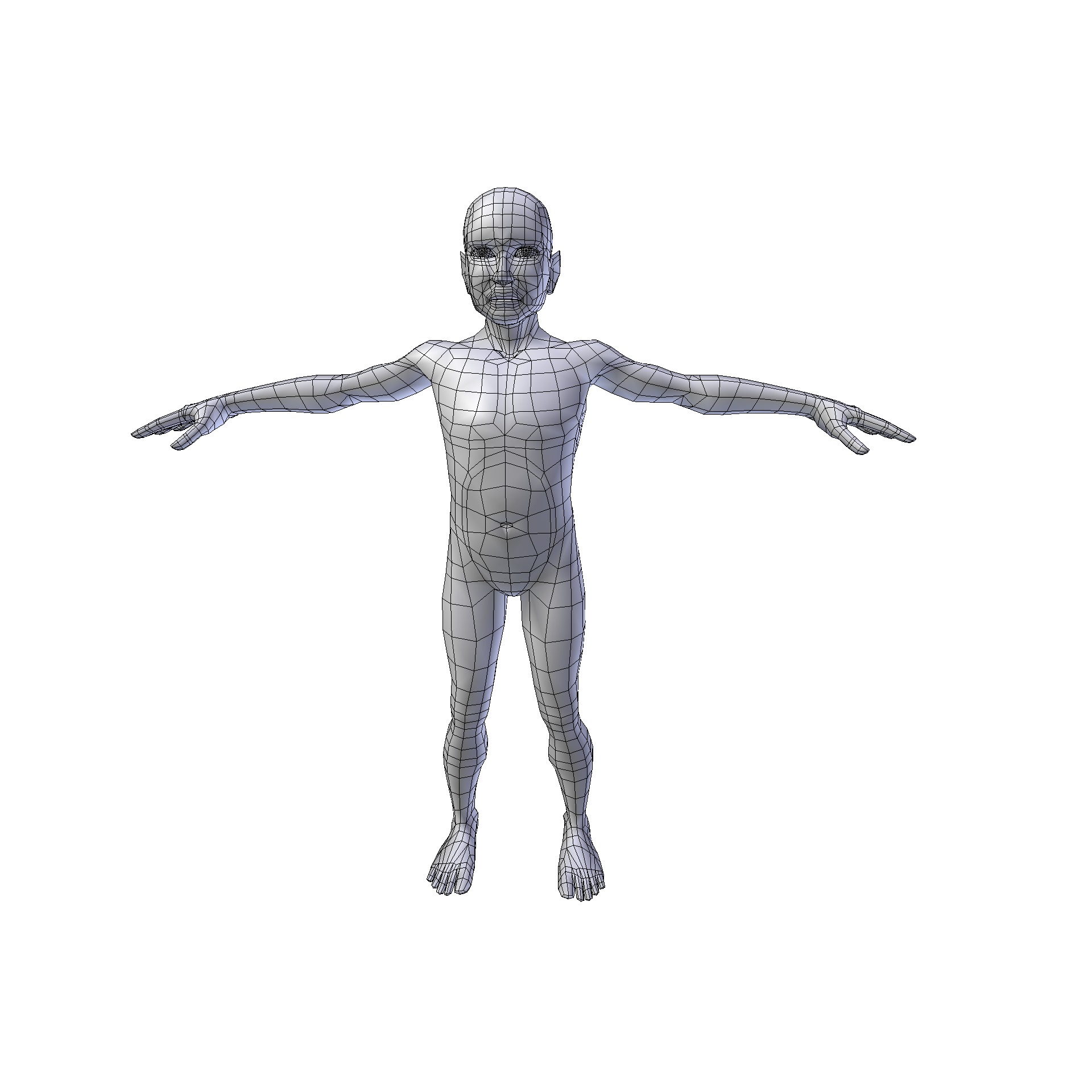 Boy 087m Low-poly 3D model_10