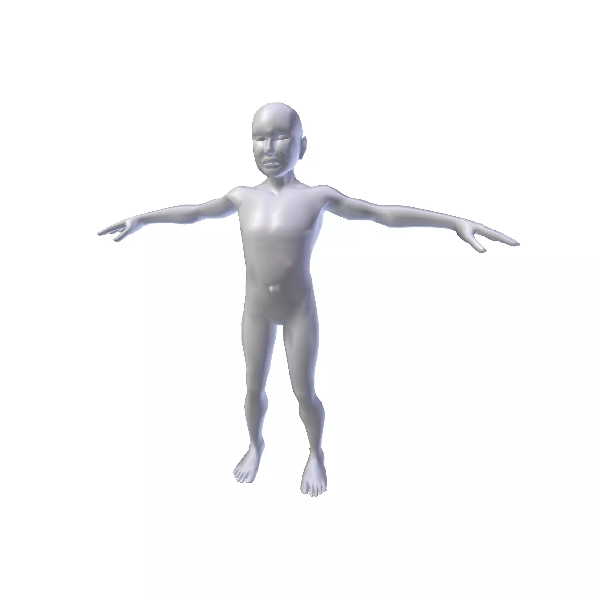 Boy 087m Low-poly 3D model_0