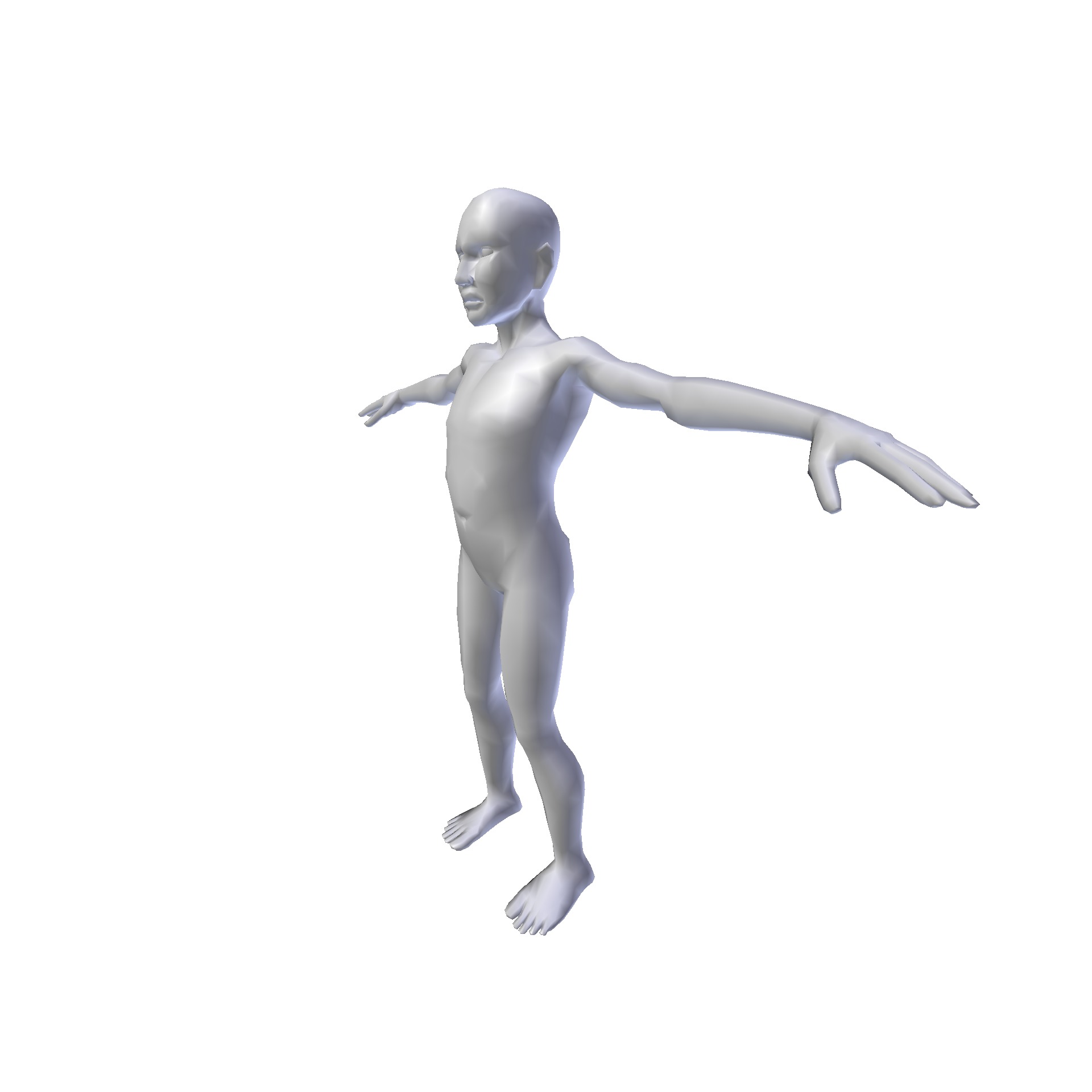 Boy 087m Low-poly 3D model_7