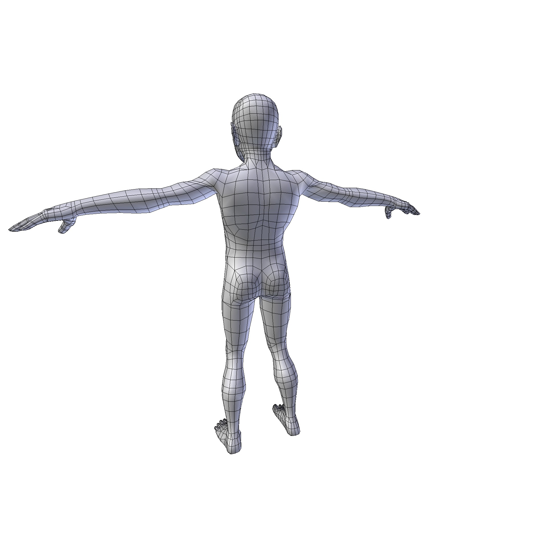 Boy 087m Low-poly 3D model_14