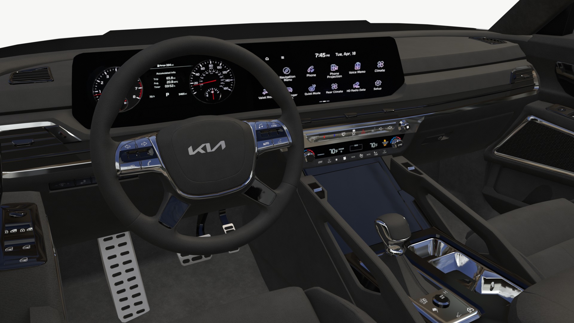 Kia Telluride 2024  Low-poly 3D model_13