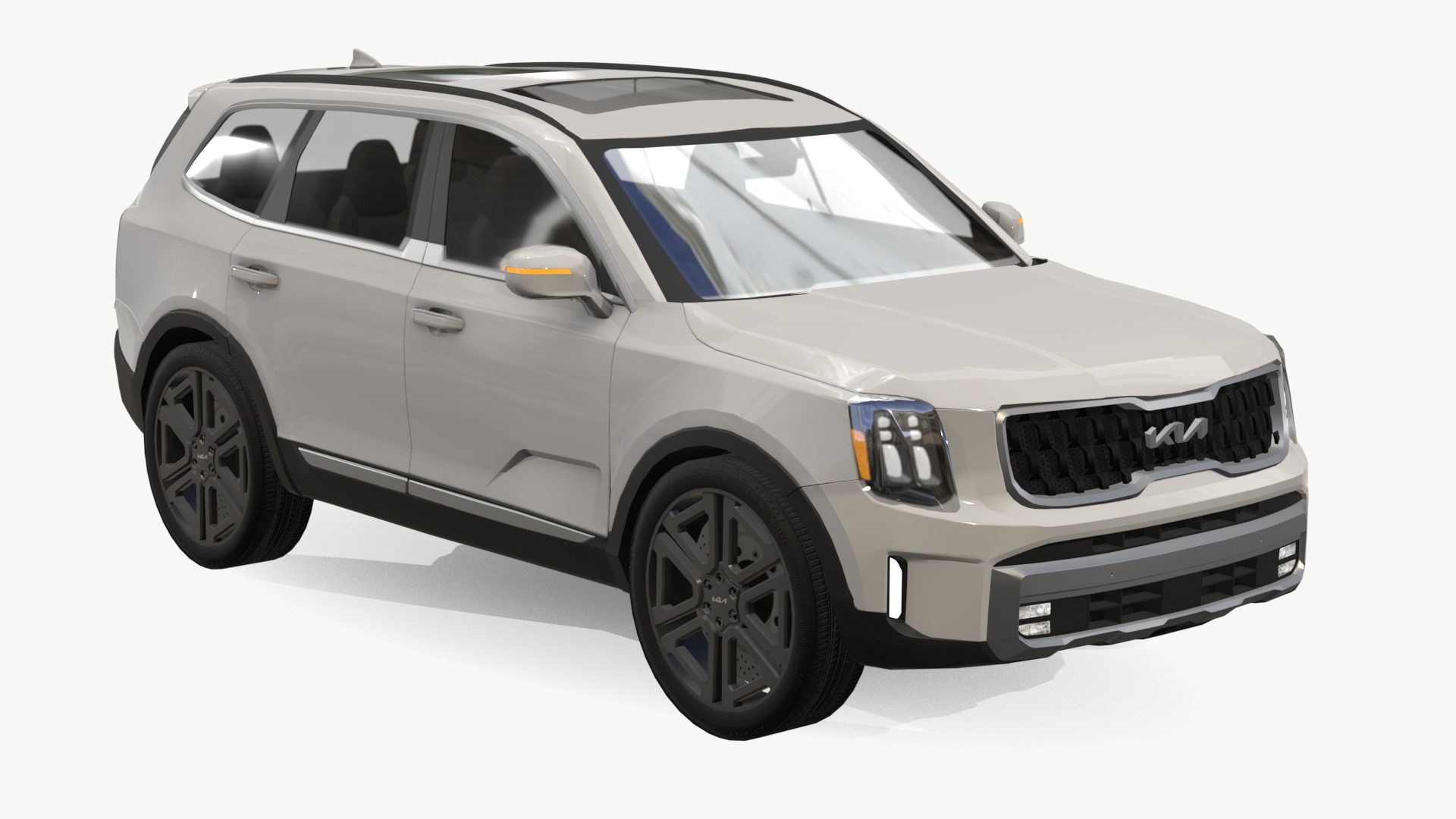 Kia Telluride 2024  Low-poly 3D model_2