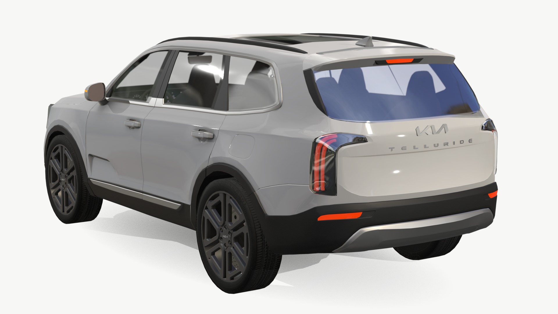 Kia Telluride 2024  Low-poly 3D model_3
