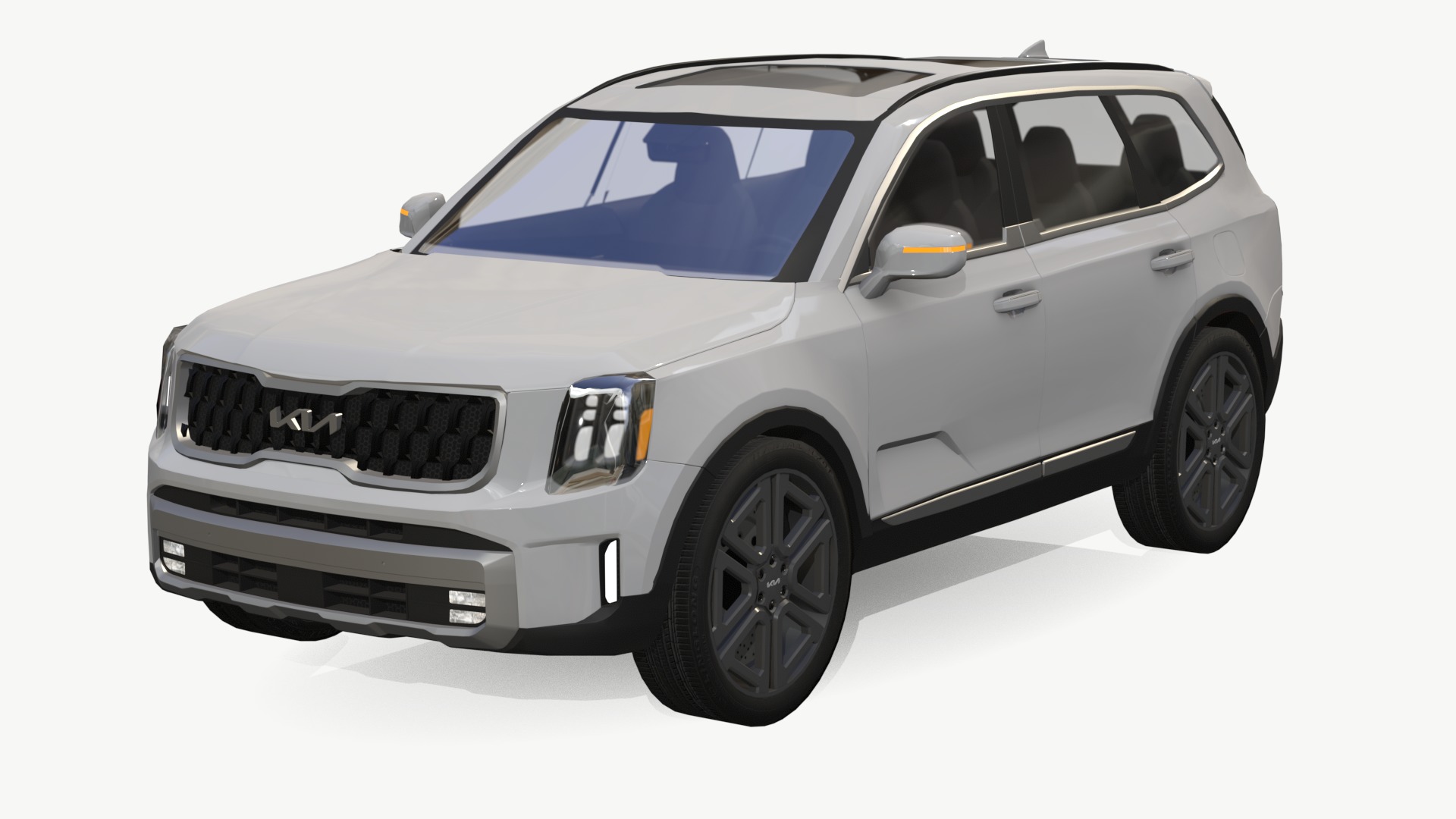 Kia Telluride 2024  Low-poly 3D model_1