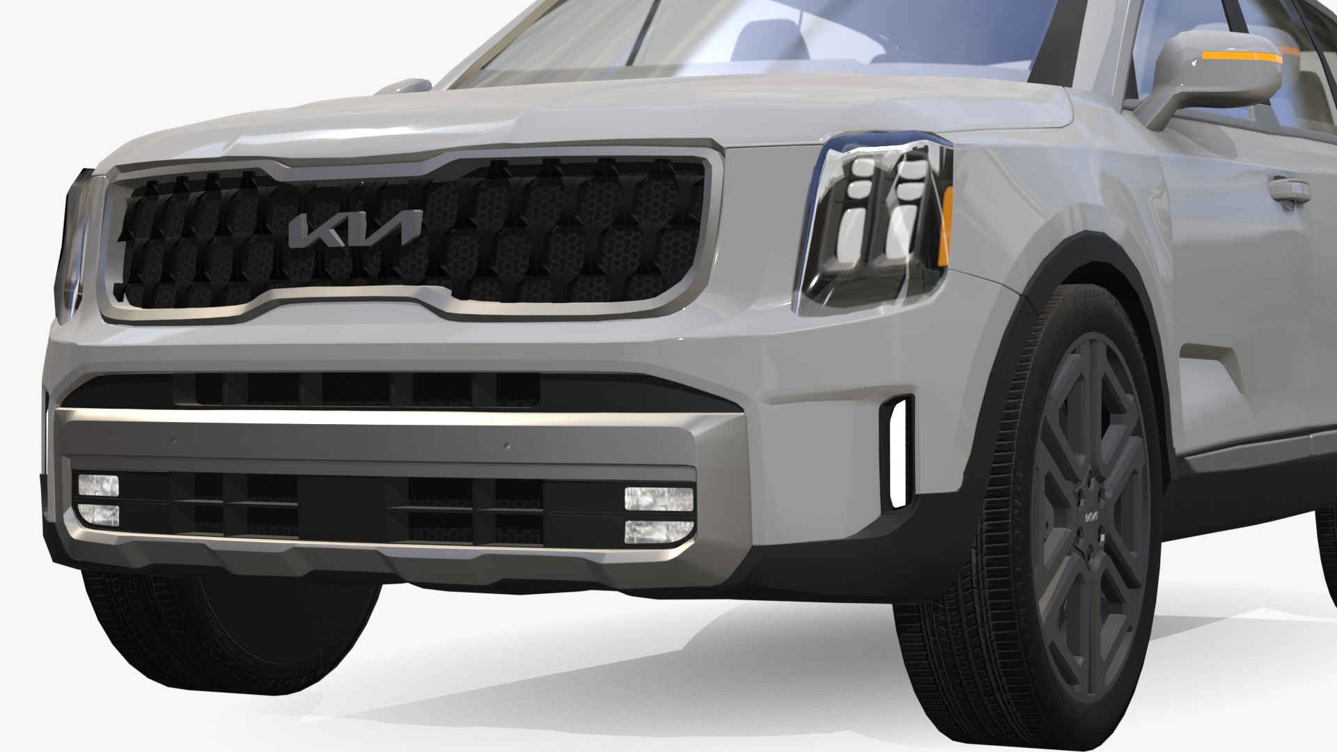 Kia Telluride 2024  Low-poly 3D model_11
