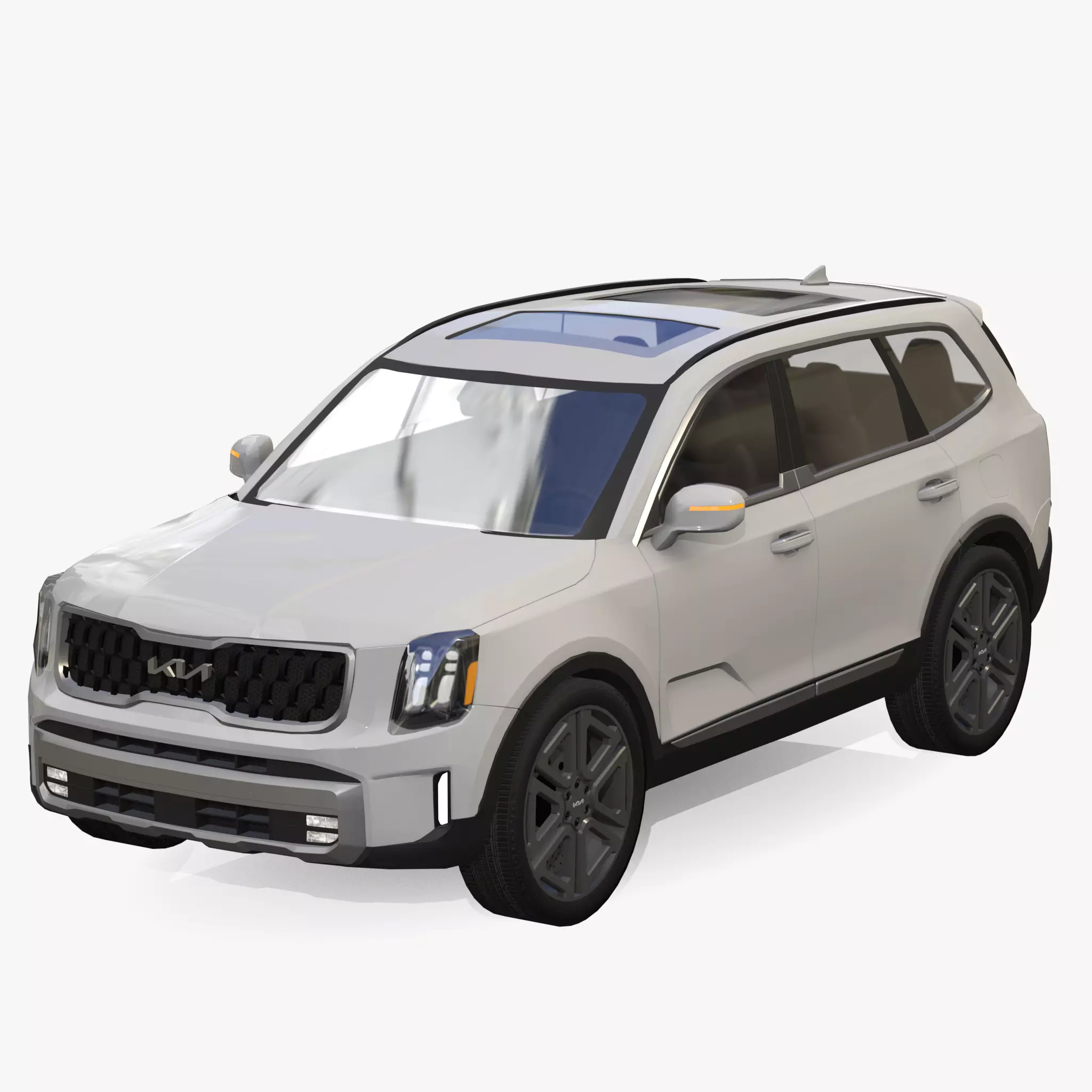 Kia Telluride 2024  Low-poly 3D model_0