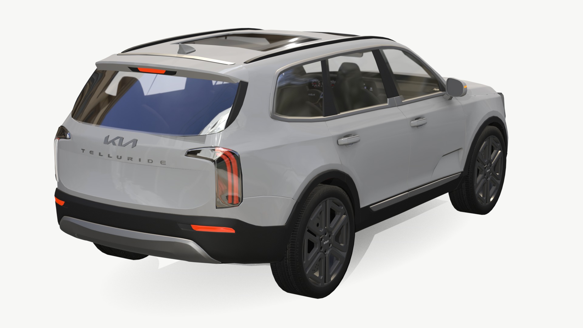 Kia Telluride 2024  Low-poly 3D model_4