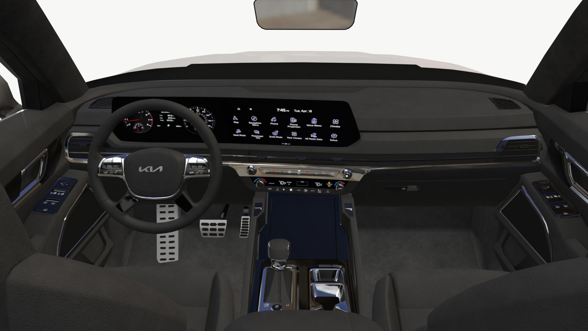 Kia Telluride 2024  Low-poly 3D model_15