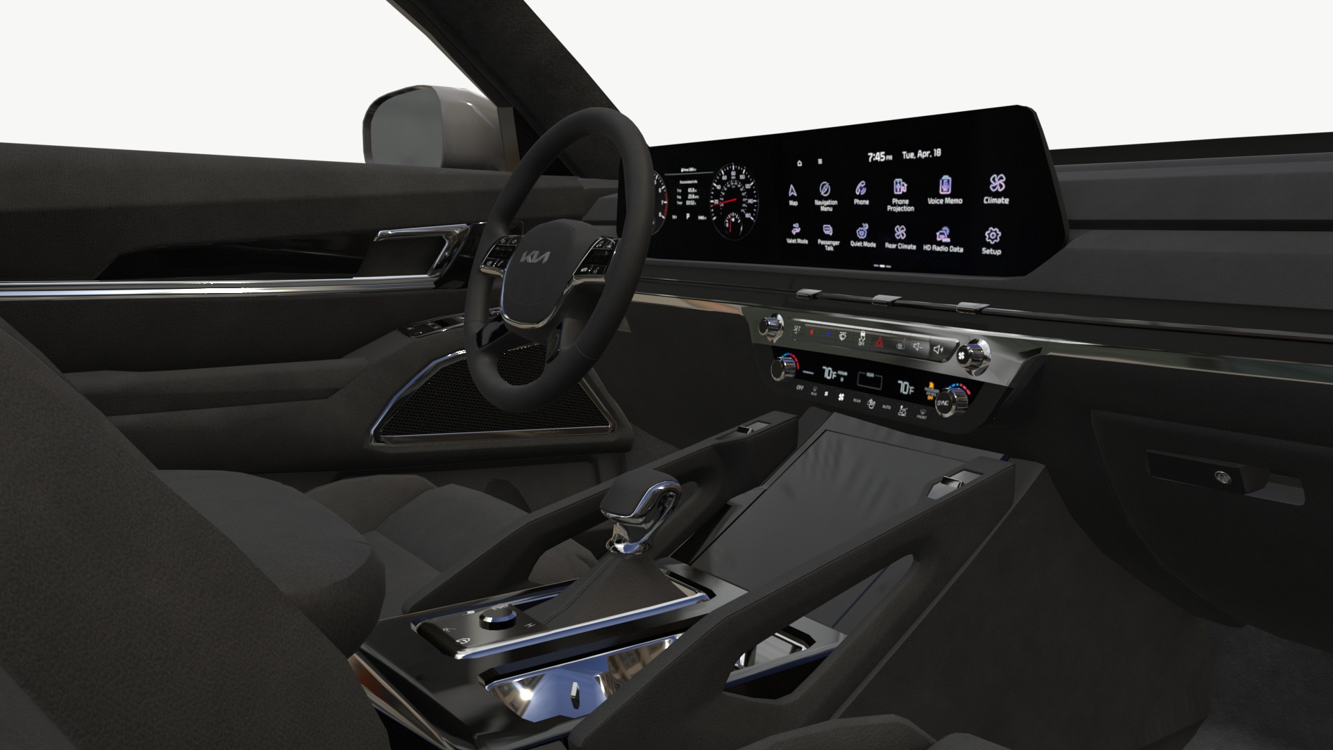 Kia Telluride 2024  Low-poly 3D model_14