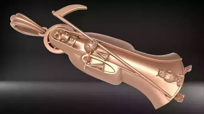 Santa Muerte Holy Death Grim Reaper Necklace Pendant Jewelry 