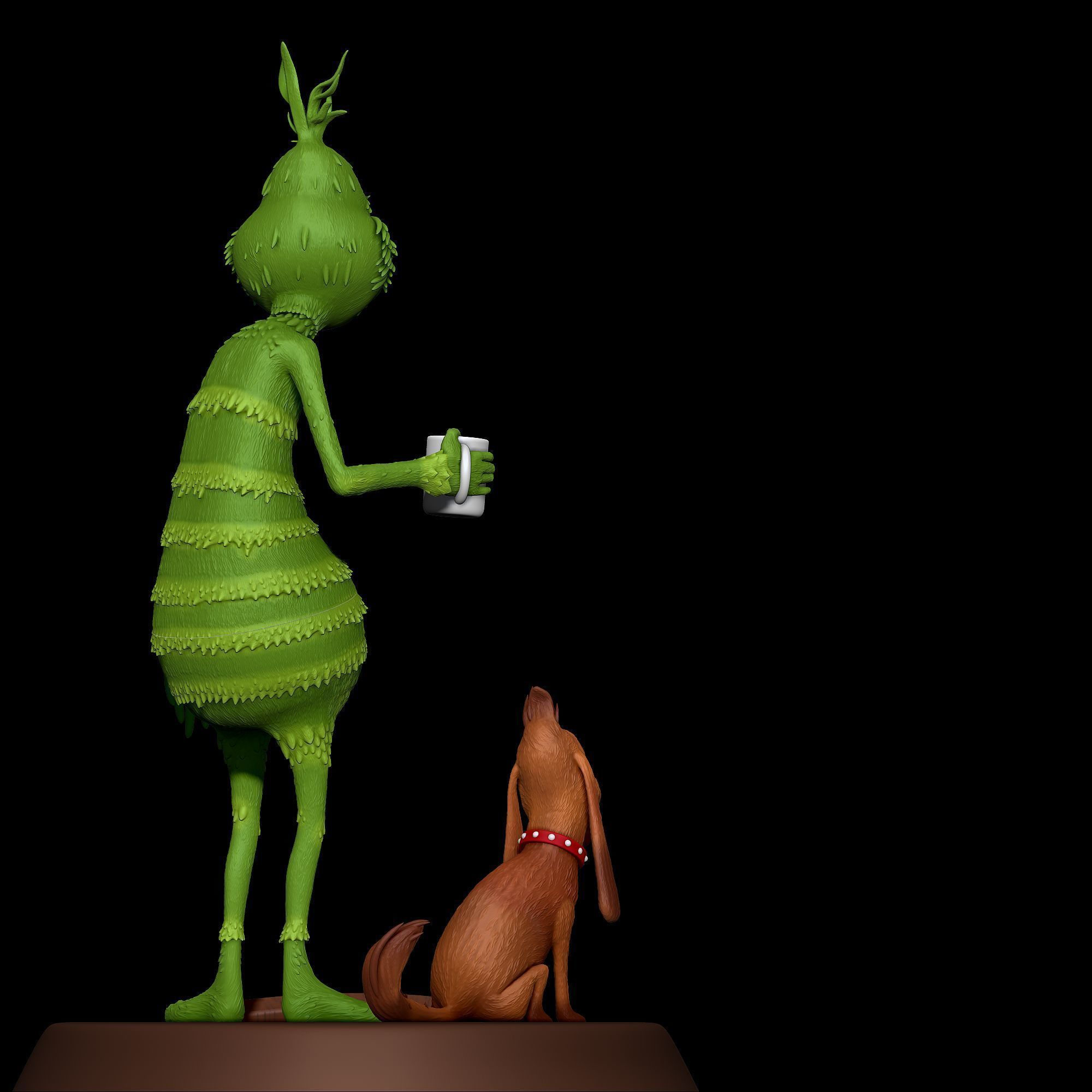 Grinchs Morning Coffee 3D print model_10