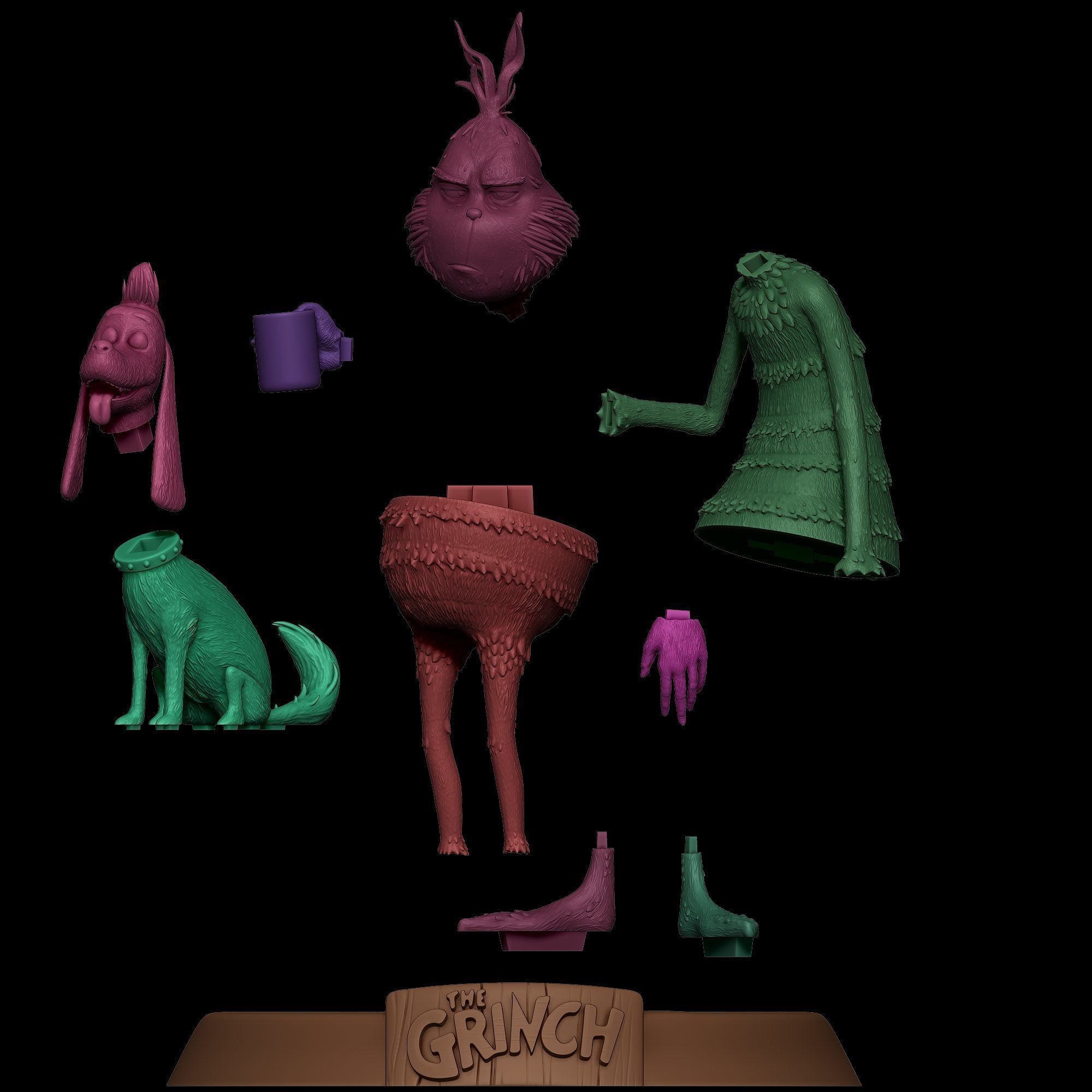 Grinchs Morning Coffee 3D print model_5