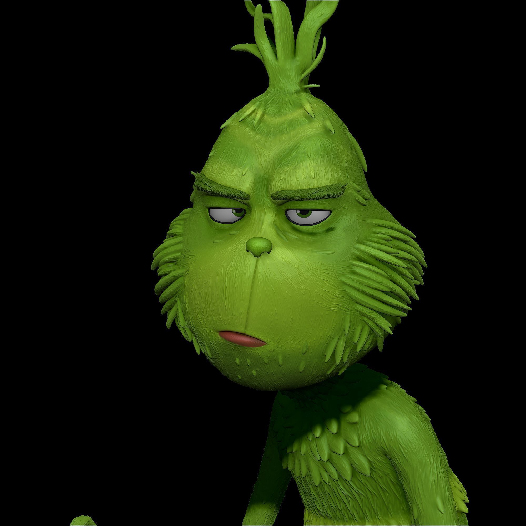 Grinchs Morning Coffee 3D print model_11