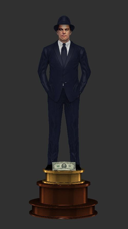 Leonardo DiCaprio 3D model 3D printable | CGTrader
