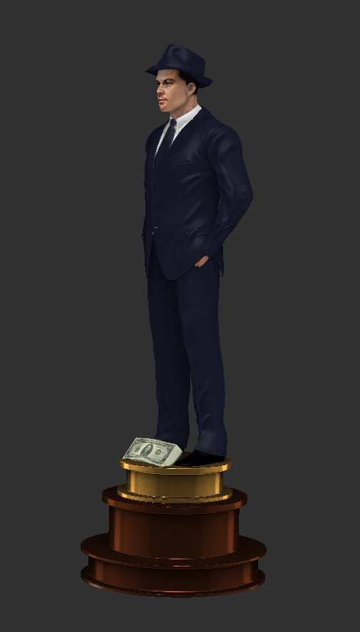 Leonardo DiCaprio 3D print model_1