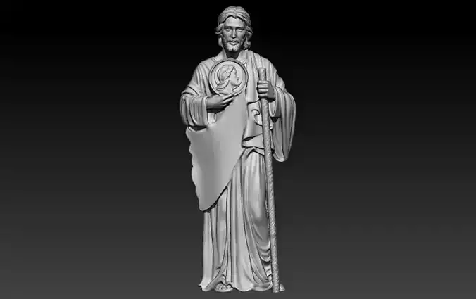 Saint Jude Thaddeus Pendant Necklace Charm Bracelet Jewelry