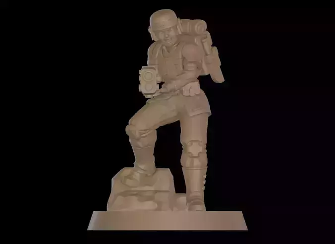 SOLDADO V2-A - GUARDIA IMPERIAL 3D print model