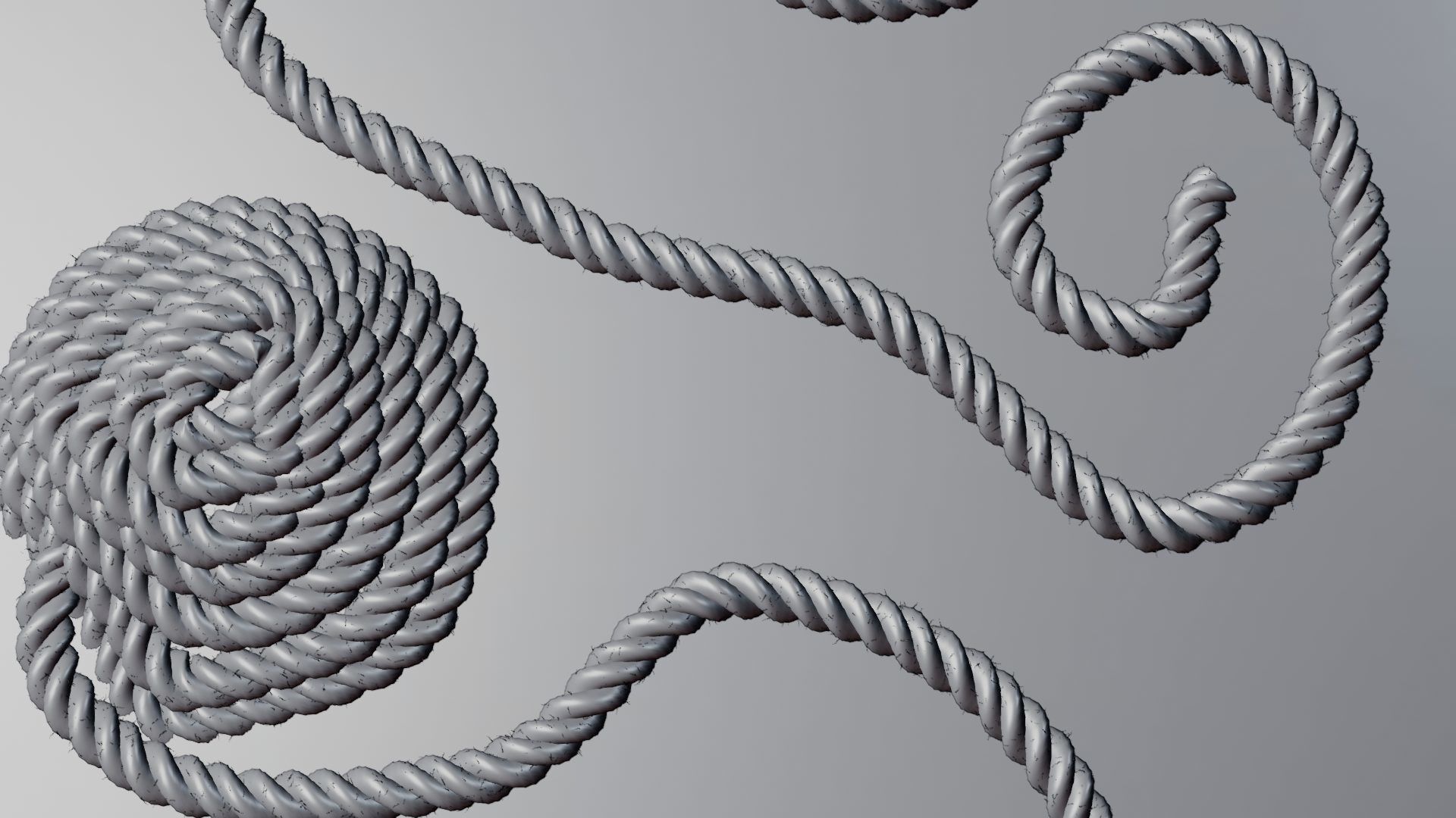 Customizable Rope - Geometry Nodes  3D model_9