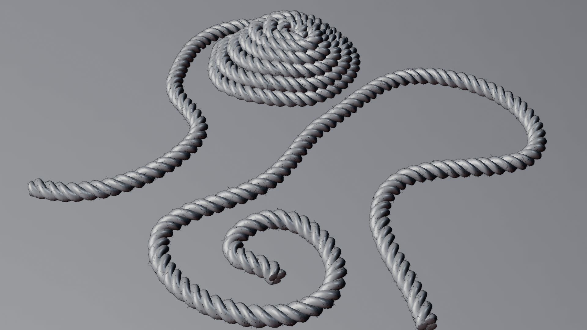 Customizable Rope - Geometry Nodes  3D model_7