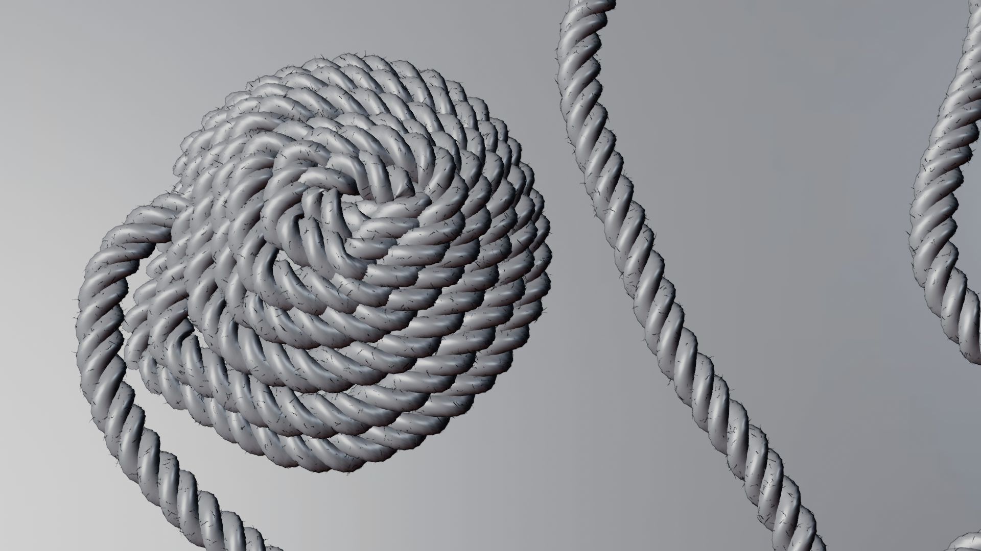 Customizable Rope - Geometry Nodes  3D model_11