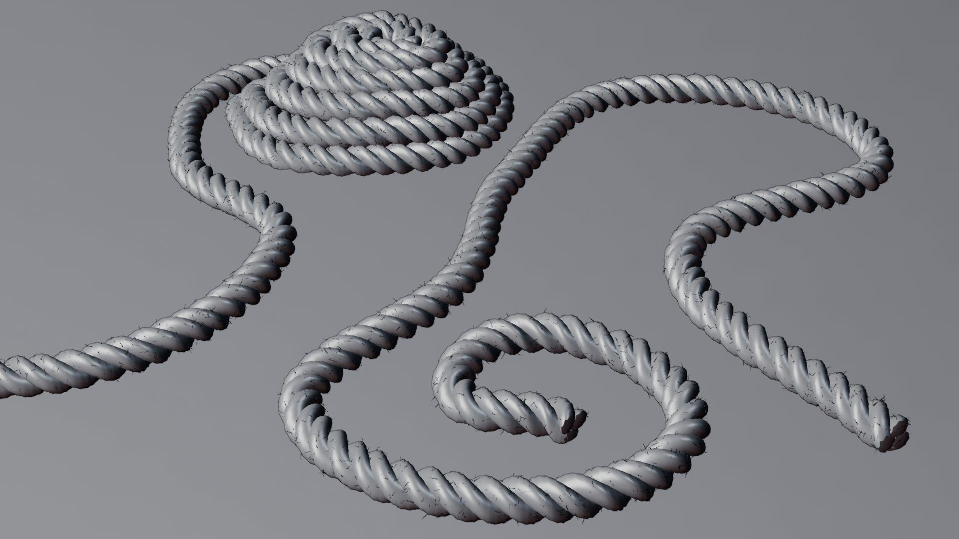 Customizable Rope - Geometry Nodes  3D model_8