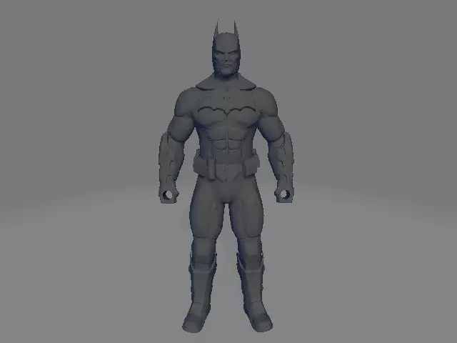 batman arkham articulated 3D print model_0