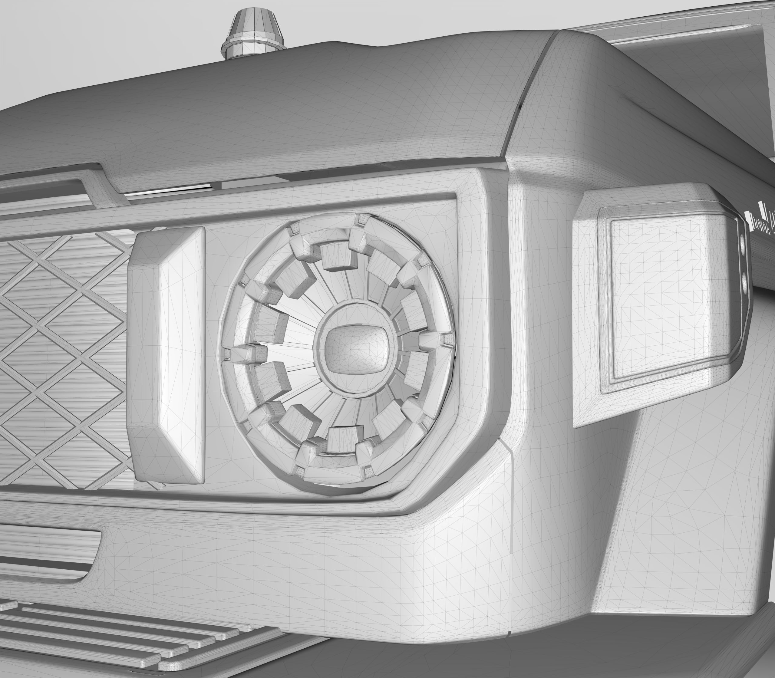Toyota Land Cruiser J79 single cab 2024  3D model_10