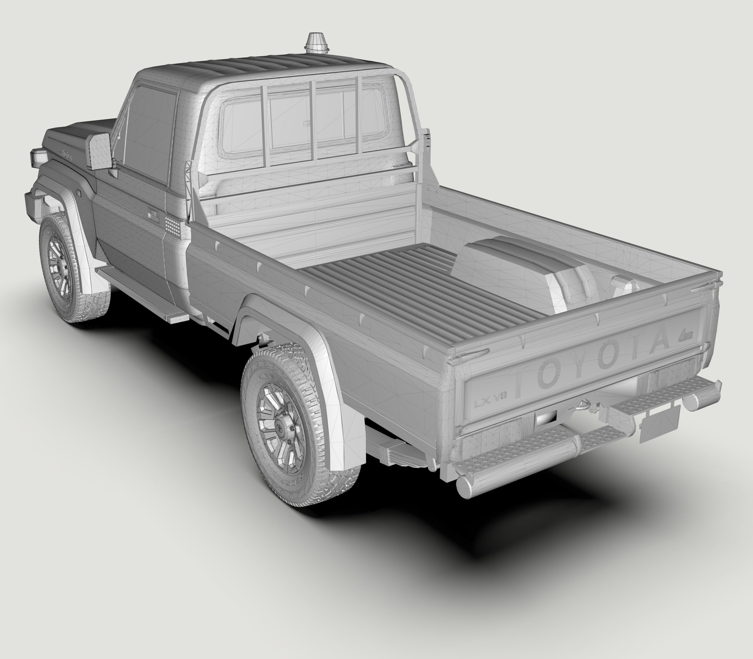 Toyota Land Cruiser J79 single cab 2024  3D model_9