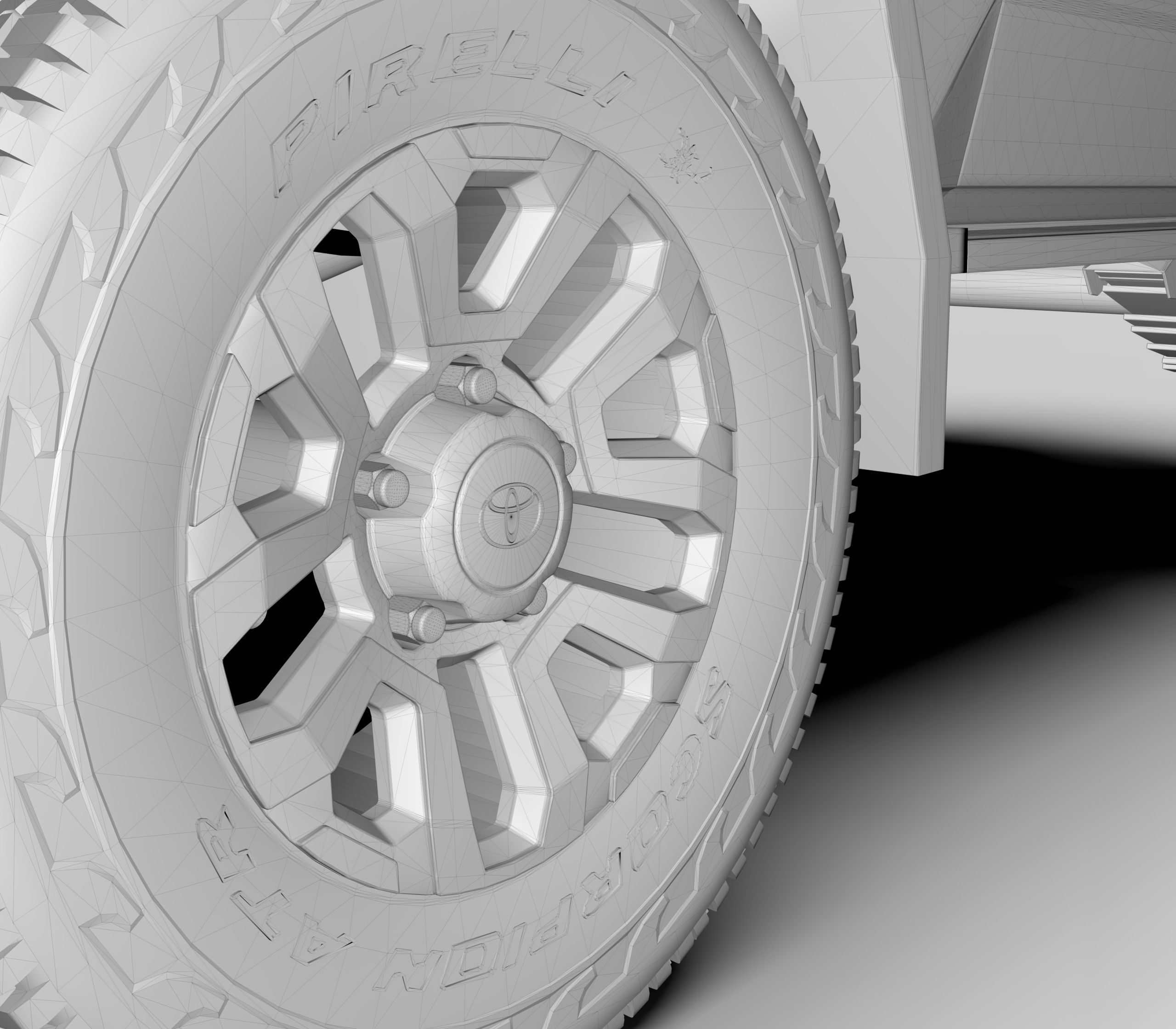 Toyota Land Cruiser J79 single cab 2024  3D model_11