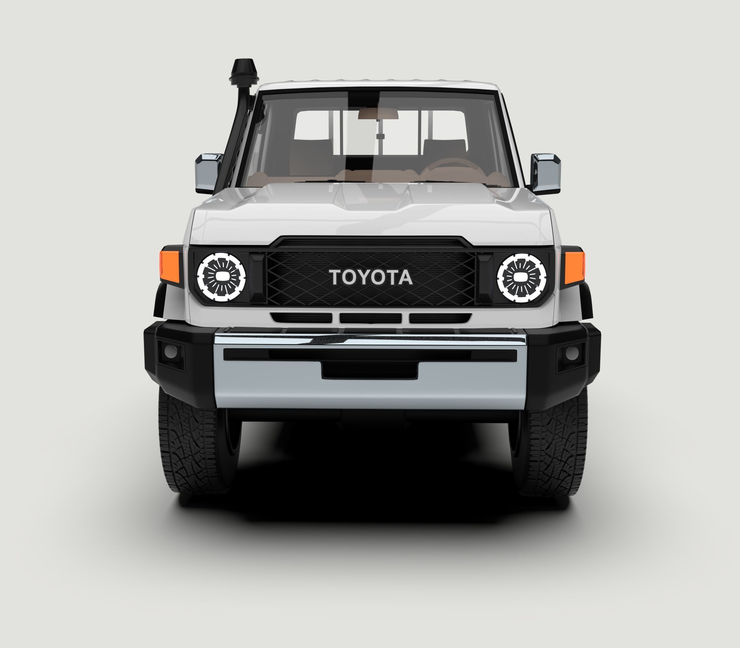 Toyota Land Cruiser J79 single cab 2024  3D model_1