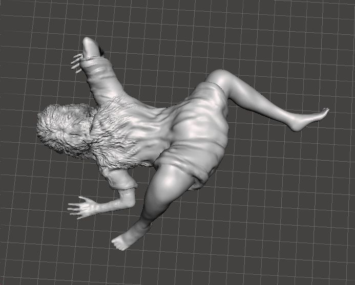 SADAKO SAMARA GHOST GIRL MINIATURE MODEL HORROR FANTASY GAME RPG 3D print model_7