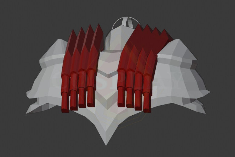 Phrenapates Pepakura Foam Unfold  Low-poly 3D model_1