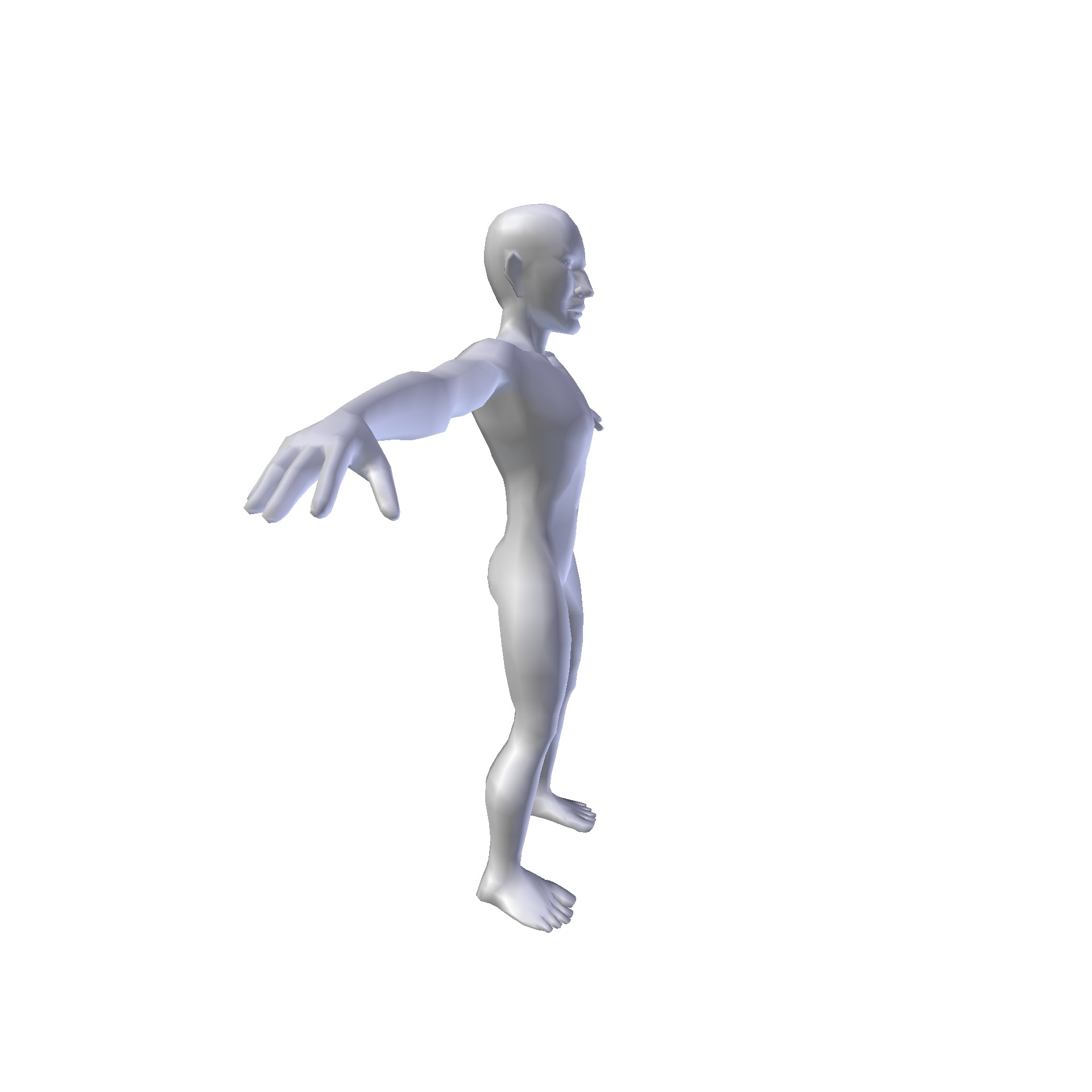 Man 1 24m basemesh Low-poly 3D model_3