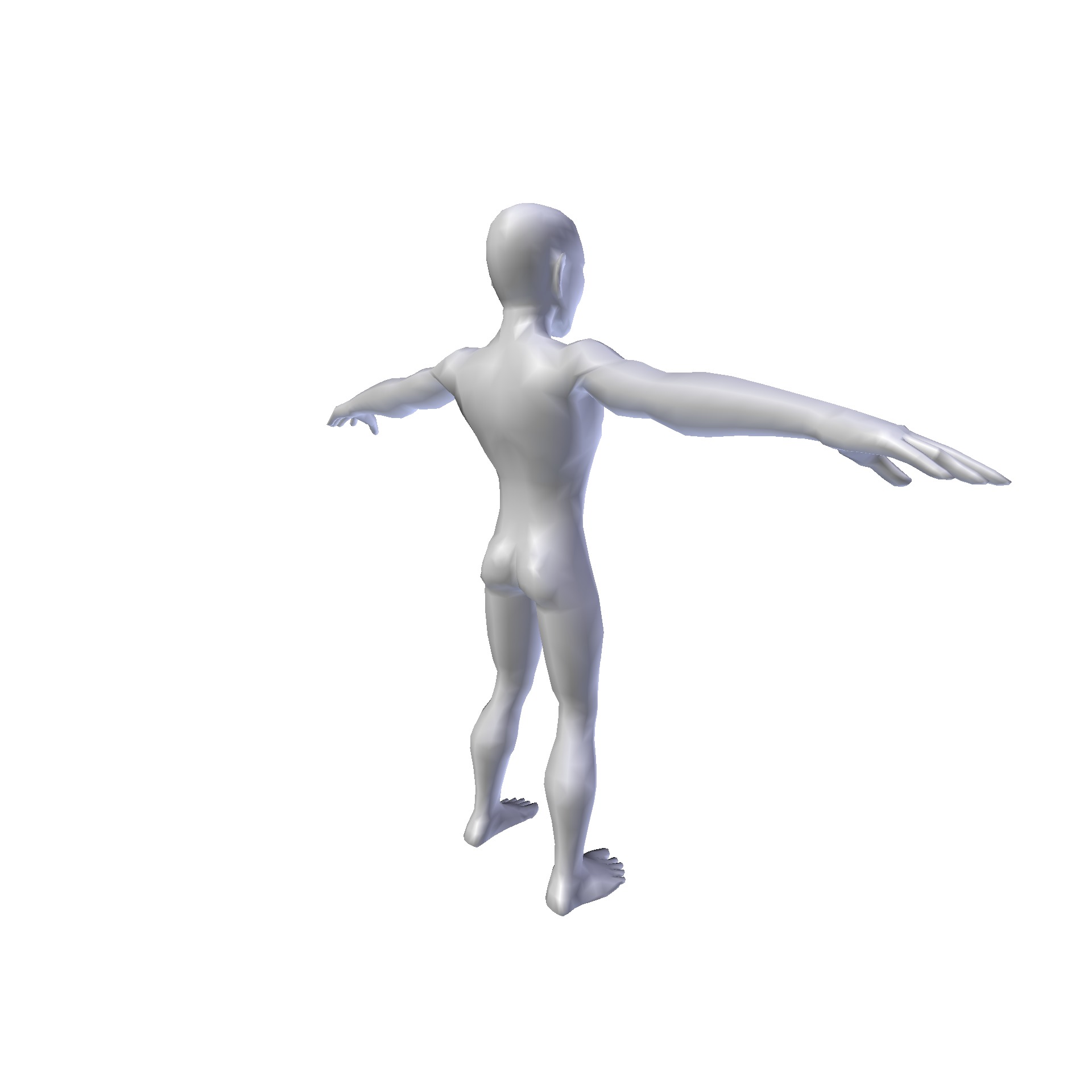 Man 1 24m basemesh Low-poly 3D model_4