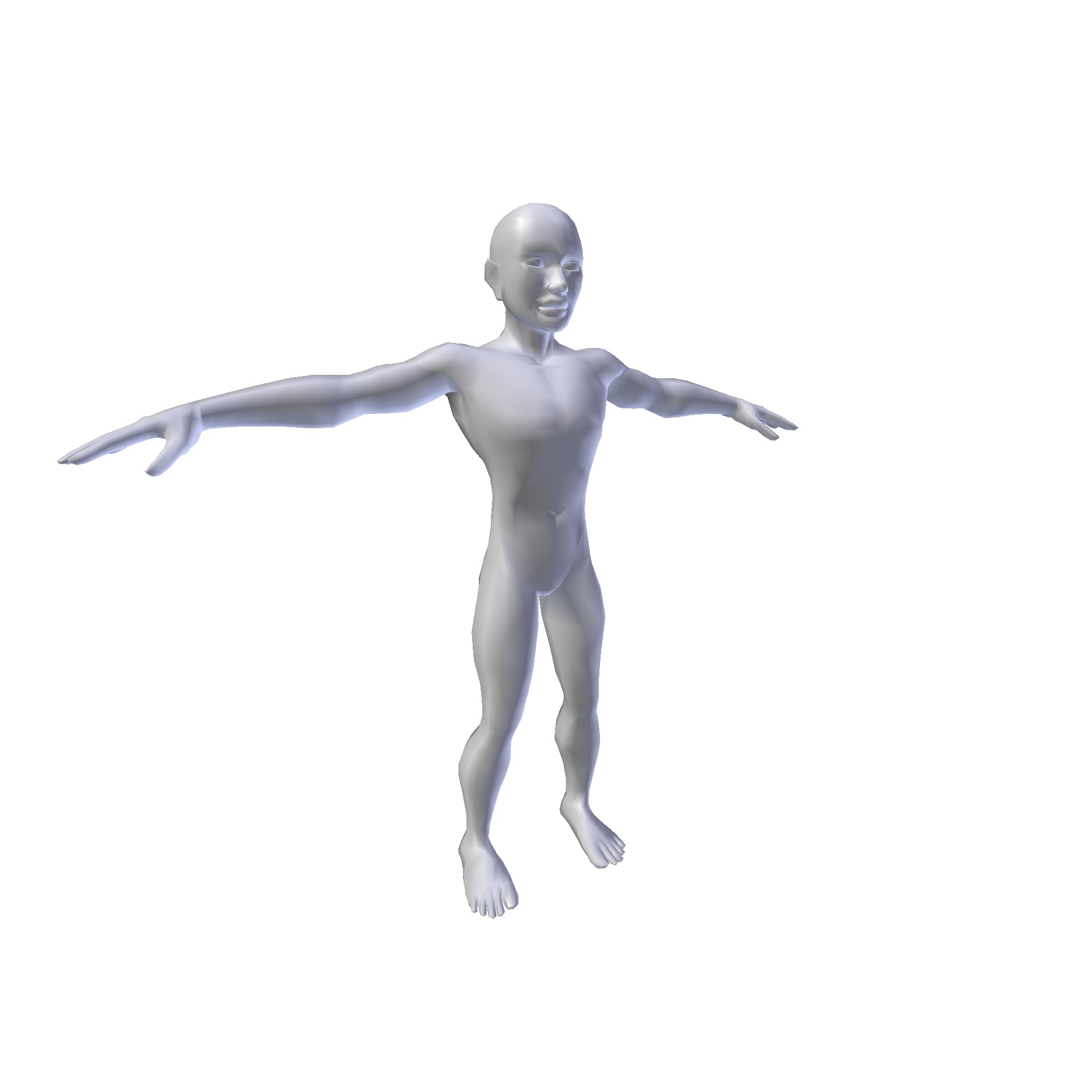 Man 1 24m basemesh Low-poly 3D model_2