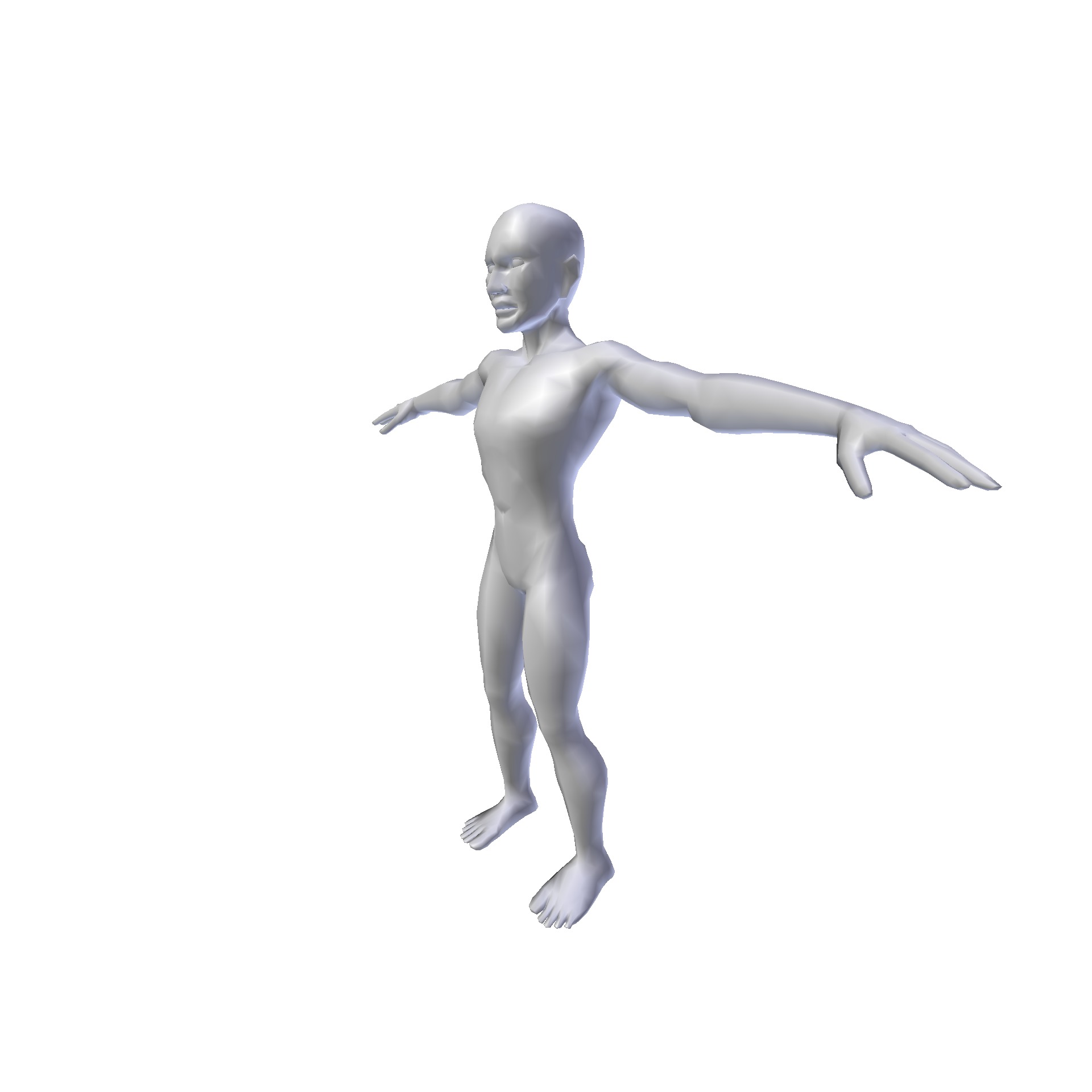 Man 1 24m basemesh Low-poly 3D model_7