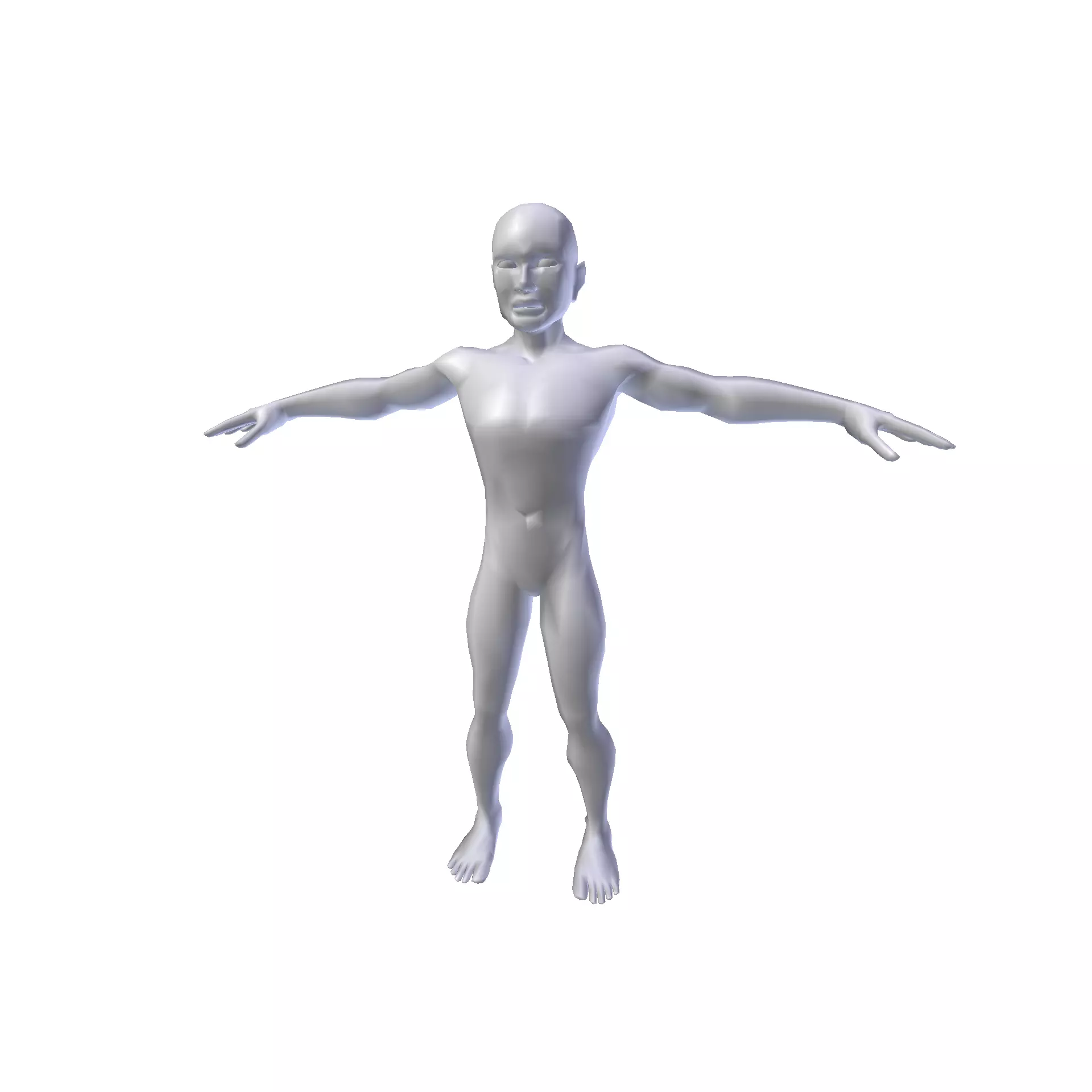 Man 1 24m basemesh Low-poly 3D model_0