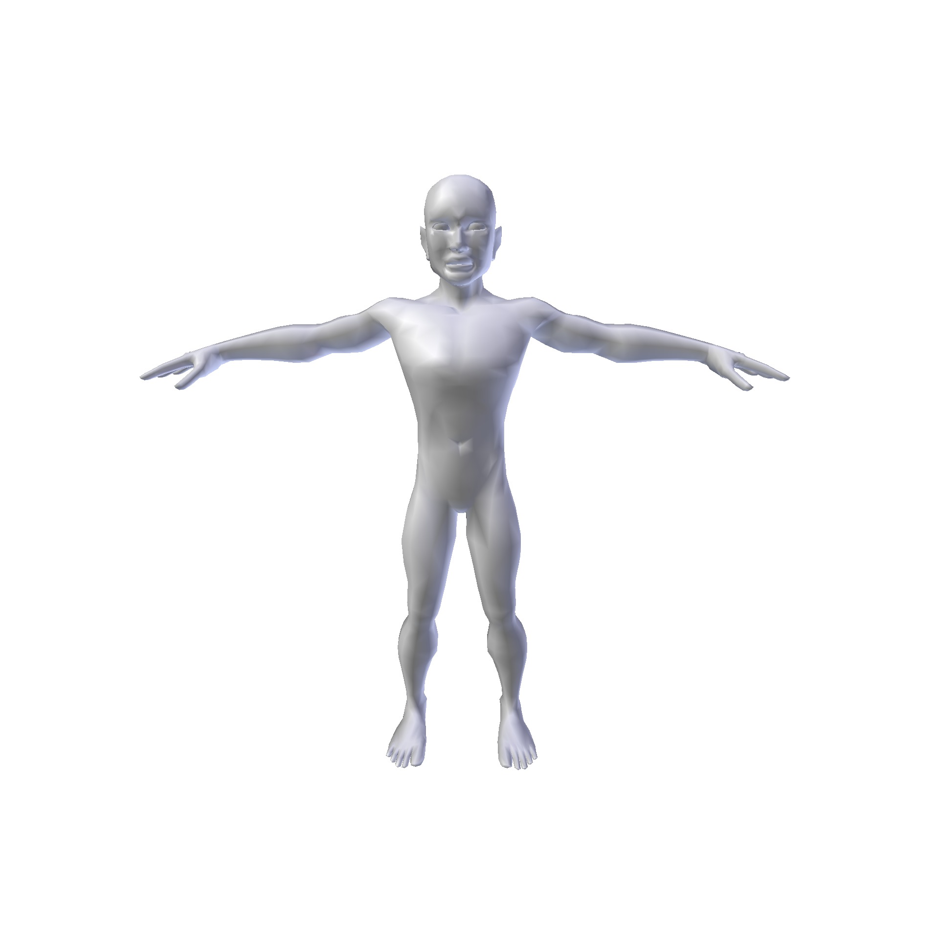 Man 1 24m basemesh Low-poly 3D model_1