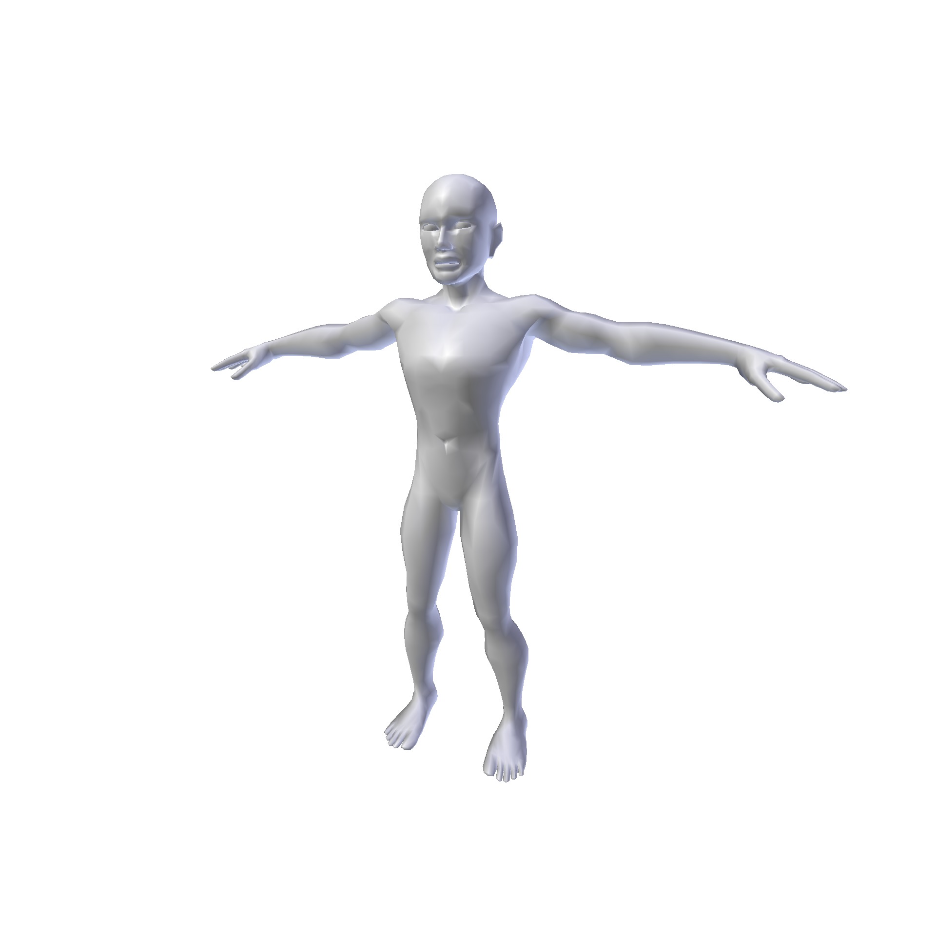 Man 1 24m basemesh Low-poly 3D model_8