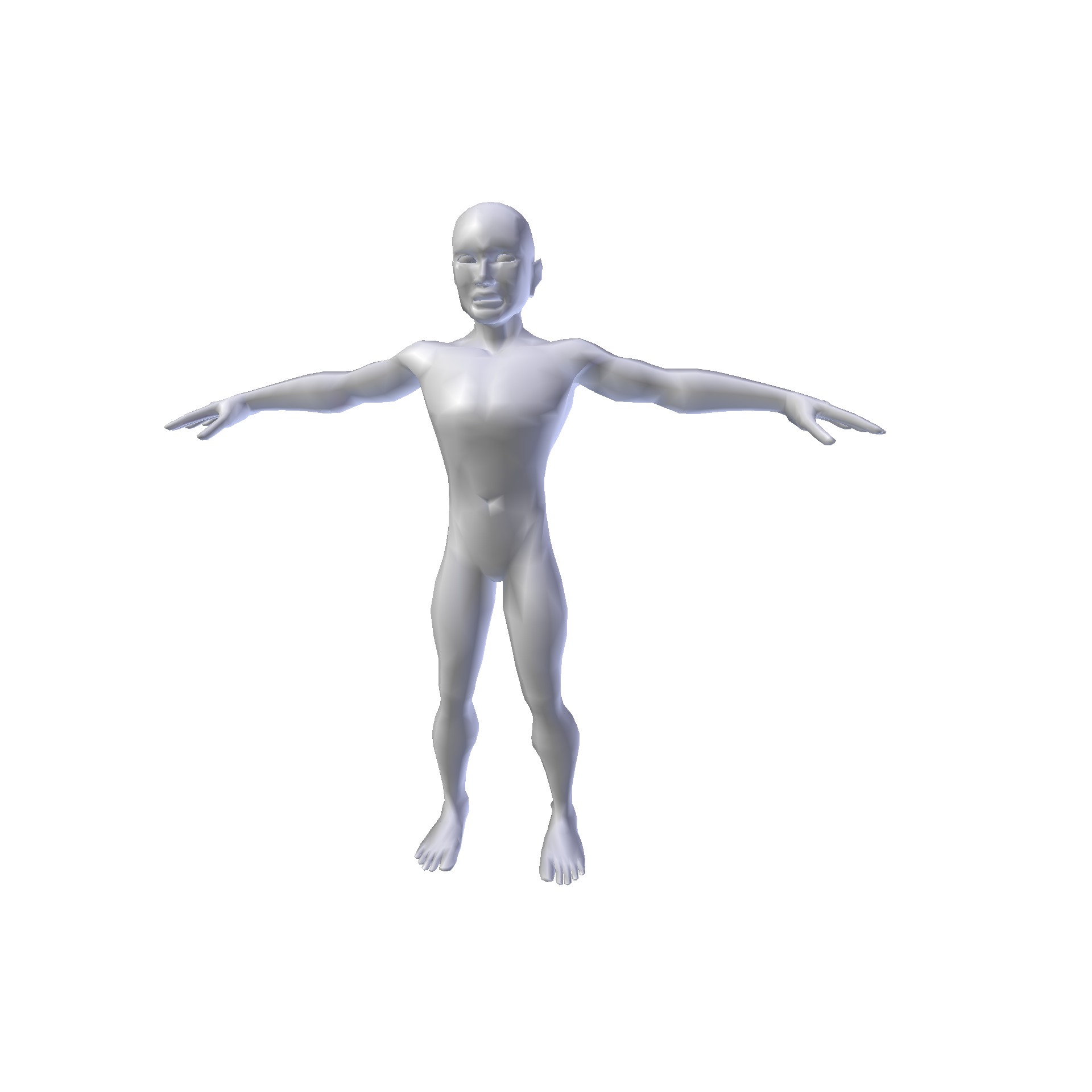 Man 1 48m basemesh Low-poly 3D model_1