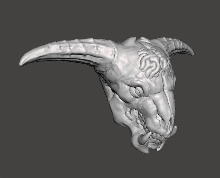 IDOL OF SIN CLASSIC MINIATURE MODEL FIGURE FANTASY SCIFI RPG DND 3D print model_2