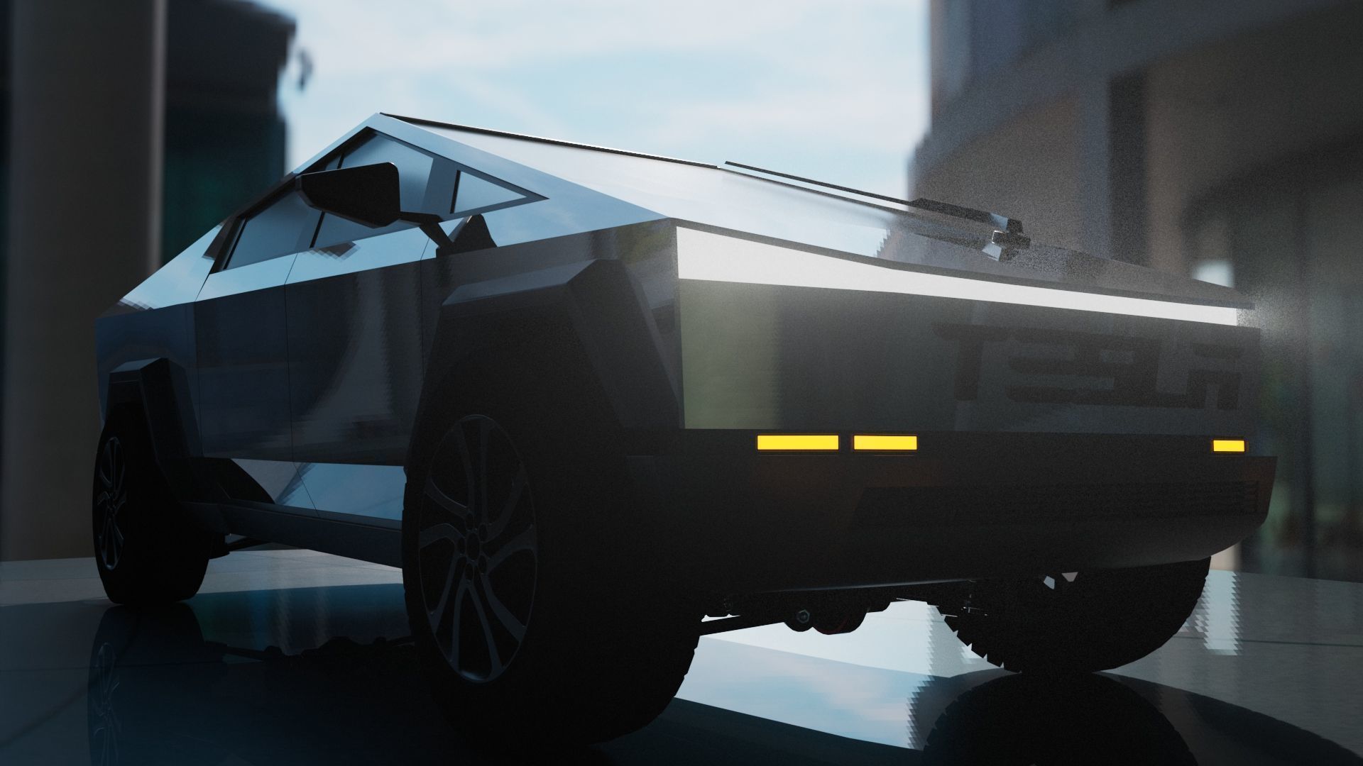 Tesla Cybertruck 3D model_3