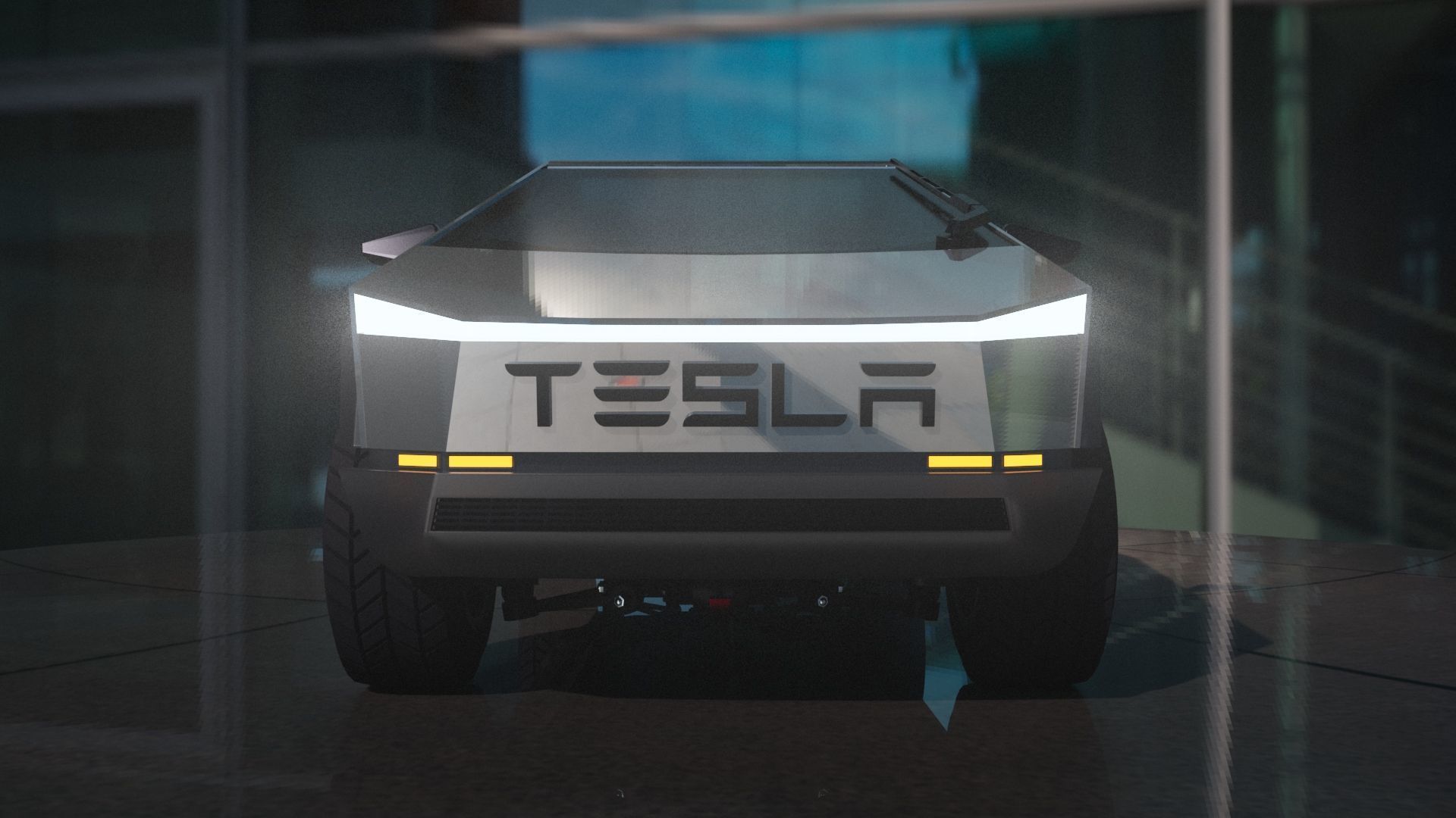 Tesla Cybertruck 3D model_9